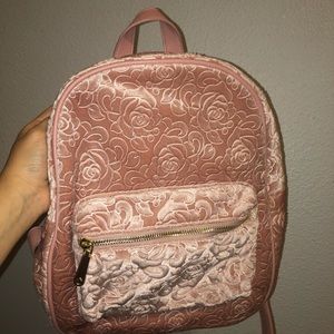 Velvet mini backpack